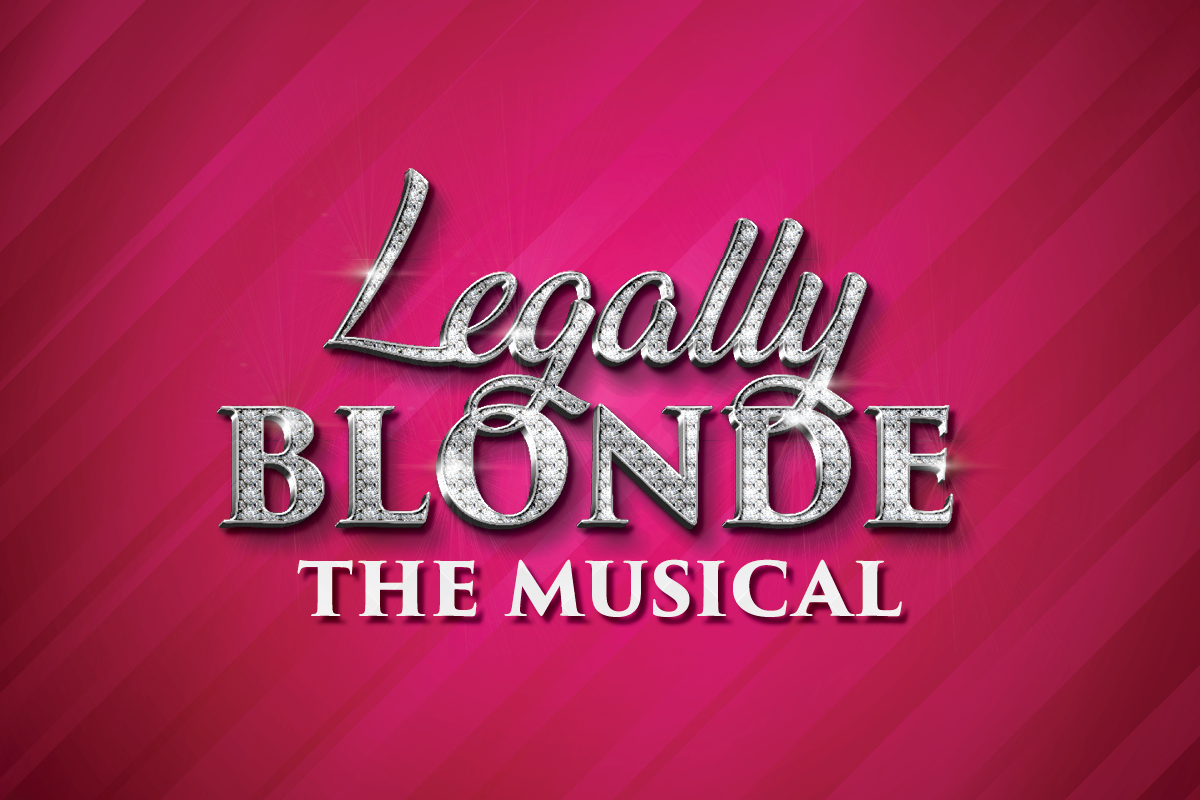 Legally Blonde: The Musical logo on pink background