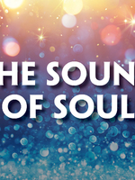 Promotional image for The Sound of Soul, featuring a backdrop of sparkling, out-of-focus lights in hues of blue, purple, and gold. The title 'The Sound of Soul' is centered in bold, white letters.