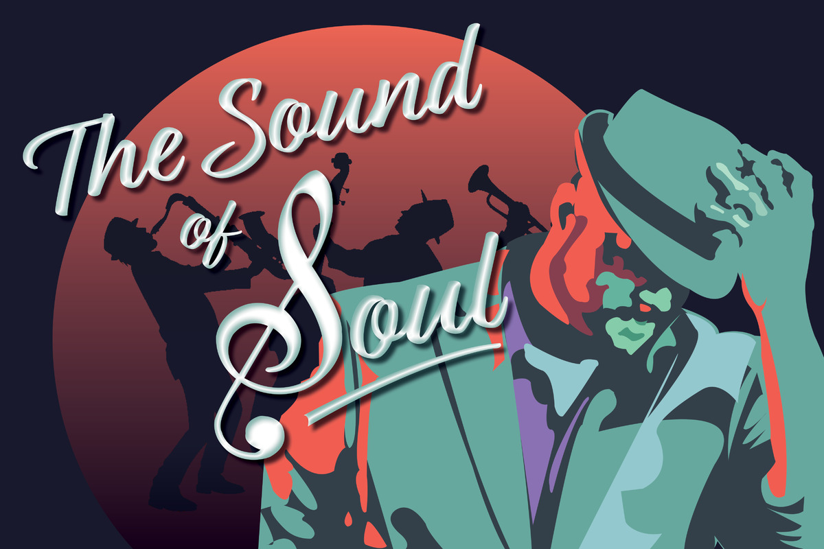 Promotional image for The Sound of Soul, featuring a backdrop of sparkling, out-of-focus lights in hues of blue, purple, and gold. The title 'The Sound of Soul' is centered in bold, white letters.