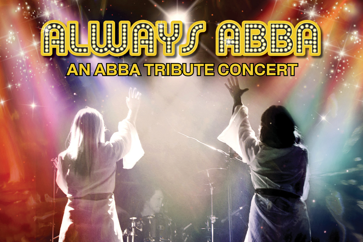 Promotional image for the Always Abba tribute show